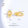 Tienda de oro con alta retención de color, accesorios de bricolaje de oro arena de Vietnam, cadena con forma de huevo, llavero, material de joyería, hebilla de resorte para hombres y mujeres