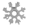 Llave Multifuncional de Copo de Nieve, Herramienta de Llave de Copo de Nieve Portátil para Exteriores, Llave Hexagonal Multifuncional de Aleación de Acero de Alto Carbono