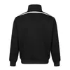 Ropa para Hombre Northbound Otoño 2026 Nuevo Sudadera Deportiva Bordada con Parches de Rayas Verticales Chaqueta Deportiva Holgada para Hombre con Cuello Alto