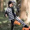 Disfraz de Halloween para Niños Niñas Payaso Vestido de Pago Disfraz de Fiesta de Carnaval para Niños