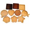 Tapete de Té de Madera Maciza Ceremonia de Té Kung Fu Taza de Té Tapete Aislante para Café Portavasos de Nogal Tapete de Té de Haya Antiescaldante
