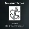 Tatuajes Temporales Cruzados Ancla Brújula Cruz Hierbas Impermeables de Larga Duración 7~15 Días Tatuajes para Brazos de Hombres y Mujeres