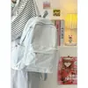 Bolsas Escolares de Moda al por Mayor para Otoño e Invierno para Niñas, Mochilas de Estilo Coreano para Estudiantes de Secundaria y Universidad, Bolsos Sencillos para Mujeres