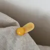 Presilha de Cabelo Fofa Doudou Cor Macaron para Franja Lateral de Menina Nova Presilha de Bico de Pato de Alta Qualidade Acessório de Cabeça