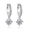 Coreia do Sul moda brincos longos de temperamento brincos de zircônia de cobre com diamante completo brincos de zircônia micro cravados atacado transfronteiriço