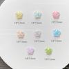 Accesorios Populares de Xiaohongshu para Uñas con Brocado de Nube y Estrellas, Decoraciones de Uñas Luminosas Translúcidas Estilo Francés, Accesorios para Aretes DIY