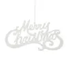 Decorações de árvore de Natal, enfeites de letras douradas em folha de ouro "Merry Christmas", decorações de feriado transfronteiriças