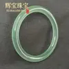 Pulsera de jade de cuarcita al por mayor del fabricante, pulsera de jade verde claro verde menta, pulsera de jade de cuarcita para mujer, suministro para transmisión en vivo