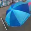 Directo de fábrica alta calidad poliéster paraguas publicidad exterior sombrilla solar sombrilla de playa sombrilla de playa a prueba de viento parasol protector solar