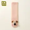 25 Calcetines Gruesos Cálidos de Terciopelo Coral para Otoño e Invierno para Bebés y Niños Pequeños Invierno para Interiores de Tubo Largo Hasta la Rodilla Dibujos Animados Calcetines de Piso Venta al por Mayor