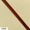 Fita de viés para borda de Qipao Fita elástica de viés para Hanfu 1cm sem ferro borda prensada em quatro dobras decoração fita colorida mãe-filho