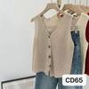 Top Pequeño, Chaleco Cardigan Tejido, Diseño de Moda, Ropa Exterior para Mujer, Verano, Temperamento Noble, Gama Alta, Descanso y Comodidad