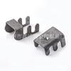 Muebles hebilla de tubo cuadrado conector de estante para mesa hebilla hembra de estante para mesa accesorios conector de tubo cuadrado hebilla de ángulo recto mayoreo