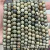Nuevas Cuentas de Piedra Hoja de Plata Natural para Manualidades DIY Pulsera Semiacabada Collar Joyería con Cuentas Venta Directa de Fábrica