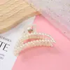 Pin de Perla Estilo Coreano Lazo de Corazón Pin Geométrico Pin de Tiburón Pasador Accesorio para el Cabello Accesorio de Perla para el Cabello Red