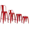 Hierro Forjado Tienda de Teléfonos Móviles Taburete Simple para el Hogar Taburete Alto Taburete Respaldo Silla de Barra Silla de Barra de Espera Metal