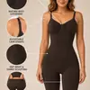 Faja Moldeadora Postparto de Cuerpo Completo para Mujer, Levantamiento de Glúteos, Control de Abdomen, Moldeado Corporal, Espalda Descubierta, Body Moldeador
