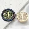 Sello de Cera con Sello de Cabeza Serie de Letras Barrocas 2.5cm Cabeza de Cobre 26 Letras Inglesas para Sello de Sellado de Diario