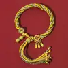 Joias Estilo Chinês Novo, Pulseiras Estilo Xizang, Pulseiras de Reencarnação Artesanais de Alta Qualidade Estilo Étnico, Joias Culturais Xizang Thangka