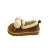 Mocasines Versátiles Peludos para Mujer 2026 Otoño Nuevo Estilo Zapatos de Algodón Cálidos de Felpa con Suela Gruesa Mocasines de Moda y con Estilo