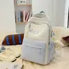 Mochila Escolar Nueva Colección Verano 2025, Gran Capacidad, Artística, Versátil, Aspecto de Alta Calidad para Estudiantes de Secundaria y Preparatoria, Mochila Sencilla y Ligera