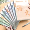 Cuadernos de B5 por materia para secundaria y preparatoria, juego completo de 9 cuadernos: Chino, Matemáticas, Inglés, Física, Química, Geografía, Historia