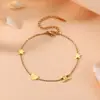 Colar de Aço Titânio 5 H com Pingente de Franja e Diamantes, Estilo Europeu e Americano, Aço Inoxidável, Não Desbota, Colar Arco do Triunfo para Mulheres