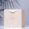 Día de la Mujer, Bolsa de Regalo Día de la Diosa, Bolsa de Papel tipo Bandolera Cuadrada, Bolsa para Snacks de Regalo, Ver Flores, Feliz Suerte