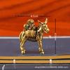 Enfeites pequenos de consignação de burro de latão, estilo retrô, para casa, escritório, mesa, artesanato em bronze, atacado