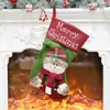 Bolsa de regalo para calcetines navideños nuevos, adornos navideños, calcetines navideños grandes de alta gama, regalo, calcetines de caramelo, colgante