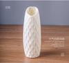 Jarrón Creativo y Duradero, Adorno de Estilo Europeo, Recipiente para Flores de Plástico Nórdico Colorido con Imitación de Esmalte, Pequeña Decoración de Mesa de Cerámica de Imitación
