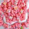 Lindos Super Lindos Dibujos Animados Resina DIY Accesorios de Pegamento Cremoso Carcasa de Teléfono Móvil Accesorios para Pasador Accesorios para Jugar con Comida Materiales Hechos a Mano