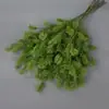 Venta al por mayor directa de fábrica de plantas verdes, hierba de espárrago, materiales de decoración floral para bodas estilo bosque dorado de varias capas, diversas opciones de paisajismo verde
