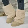 Otoño 2026 Nuevo Talla Grande Botas Casuales Cómodas para Mujer Estilo Europeo y Americano Modernas para Exteriores Talla Única