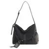 Bolso Retro de Gran Capacidad Bolso para Mujer 2025 Otoño Nuevo Estudiante Universitario Ropa de Clase y Trabajo Bolso Tote Estilo Extranjero Bolso Cruzado