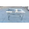 Bancada de Coleta de Resíduos em Aço Inoxidável Estação de Trabalho de Cozinha Mesa de Coleta de Resíduos da Cozinha Mesa de Aparas Mesa de Sobras Pode ser