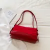 Bolso pequeño estilo coreano ins ShuaiMijia para mujer, bolso cuadrado pequeño de cuero suave a la moda, bolso cruzado simple tipo almohada para la ciudad