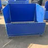 Jaula de Almacenamiento de Acero Inoxidable Xiongxuan, Marco de Hierro Plegable, Carrito Jaula para Almacén Móvil, Cesta de Hierro para Empacar Cajas, Cesta de Hierro para Clasificación Express