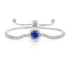 Pulsera de Girasol con Piedras Preciosas de Colores de Venta Caliente en Tiktok con Diamante de Alto Carbono Ultra Brillante Corte Rosa Joyería, Dropshipping Transfronterizo Transmitido en Vivo