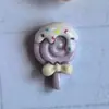 Mini Rollo de Pastel Estéreo Dibujos Animados DIY Pegamento de Crema Funda de Teléfono Celular Pegatina Tocado Pasador Joyería de Resina Brillante Accesorios