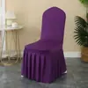 Funda Gruesa Nueva para Silla de Hotel Silla de Comedor para el Hogar Silla Curva Funda para Asiento Funda Universal para Taburete