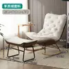 Sillón Mecedor Reclinable de Lujo Ligero de Gama Alta para Adultos Balcón Hogar Ocio Sofá Perezoso Nórdico Sillón Mecedor Individual Silla Caracol