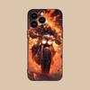 Adecuado para iPhone15 Soldados Esqueleto de Comercio Exterior con Carcasa de Teléfono de Fuego