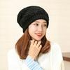 Calentador de Cuello de Doble Capa de Otoño e Invierno, Gorro de Lana para Dama a la Moda, Gorro Cálido para Exteriores, Protección Casual Versátil para el Cuello y Calidez