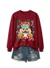 Amazon eBay estación independiente moda divertida versátil mujer nuevo cascanueces rama de pino bastón sudadera para exportación