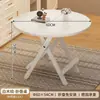 Mesa Redonda Dobrável para Uso Doméstico, Adequada para Apartamentos Pequenos, Mesa de Jantar Simples para Dormitórios, Conjunto de Mesa e Cadeiras de Jantar Dobráveis Portáteis para Apartamentos de Aluguel