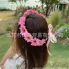 Guirnalda de girasoles tocado niña adulta salida de primavera accesorios de fotografía reunión deportiva escolar 11º festival actuación infantil