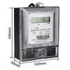 Versión en Inglés Medidor Eléctrico Digital Monofásico para Hogar 220V LCD Medidor Eléctrico Inteligente Pantalla de Conteo Medidor de Energía Exportación