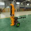 Exportado a Australia Divisor de Troncos de Raíz de Árbol 8 Toneladas Divisor de Madera de Tracción Pequeña Divisor de Madera Hidráulico