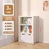 Estante de Livros para Biblioteca Armário de Armazenamento Rack de Armazenamento Integrado de Chão Estante para Livros Ilustrados Infantis Rack de Armazenamento Estante de Aço Doméstica